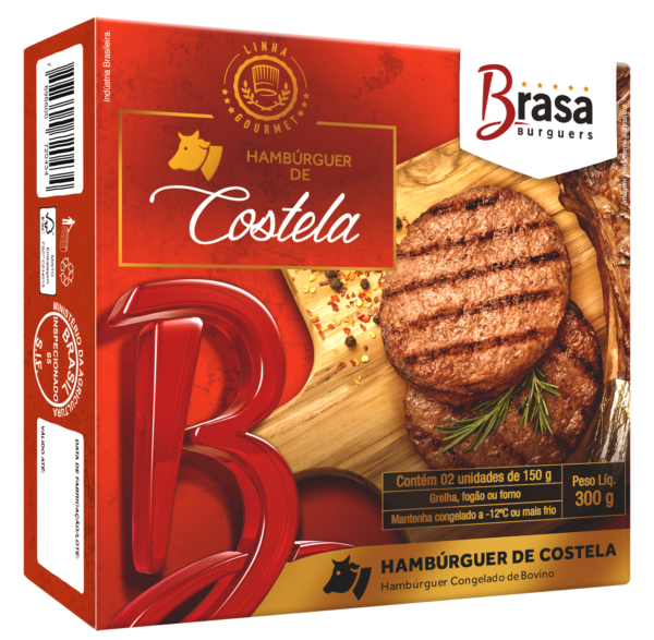 HAMBÚRGUER GOURMET COSTELA 150g